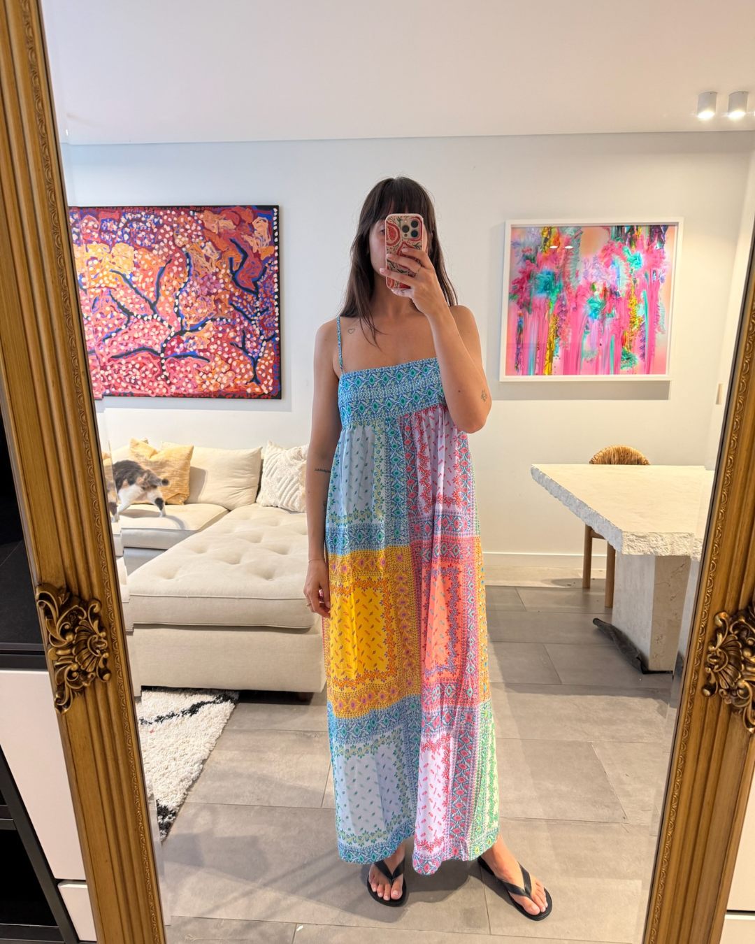 Boteh Bon Bon Maxi Bodice Dress - Size 2 (AU 10)