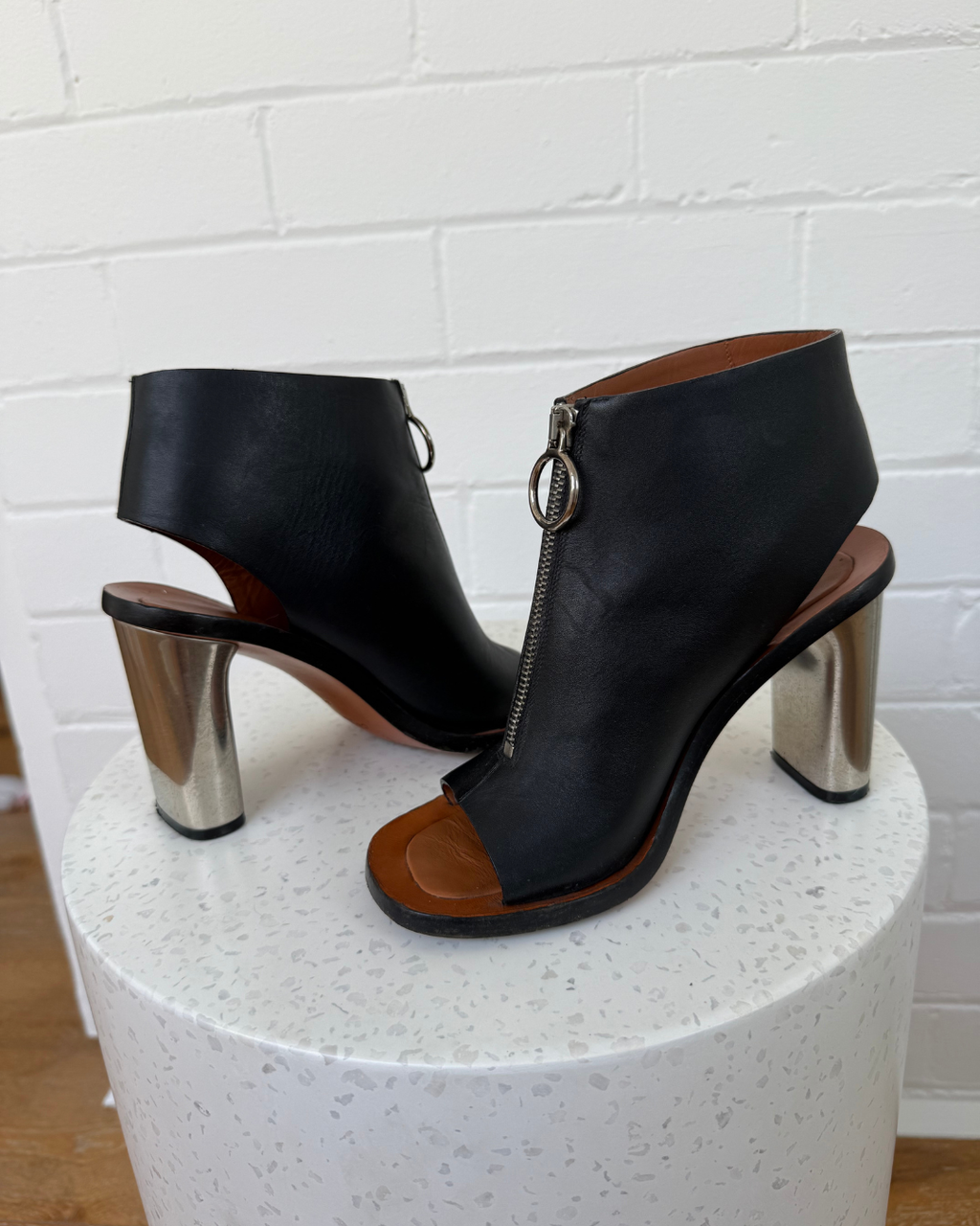Celine Leather Bam Spartan Sandals - Size 36