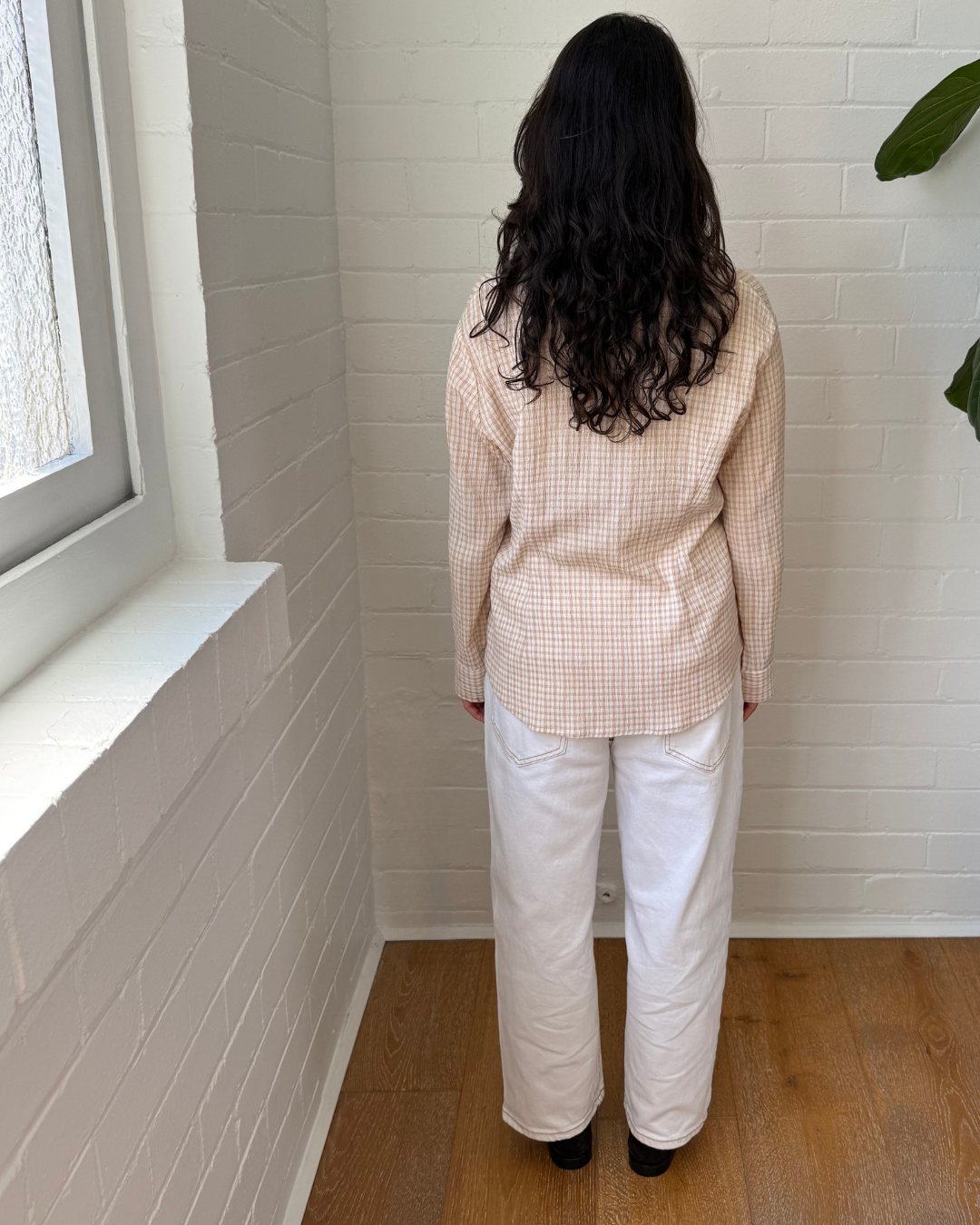 Incu Seersucker Check Shirt - Size 12
