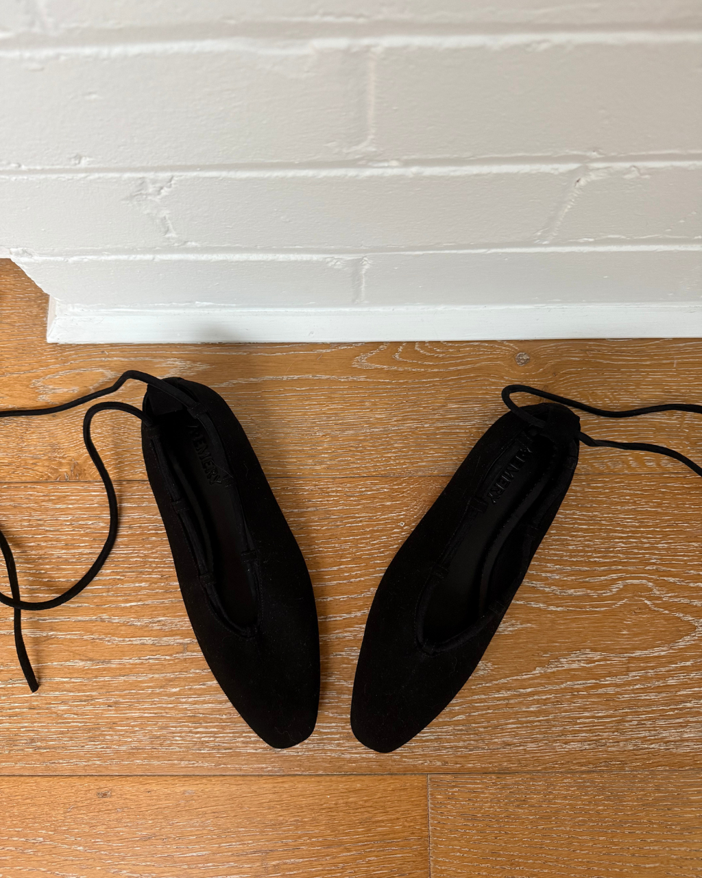A.Emery Addison Suede Ballet Flats - Size 39