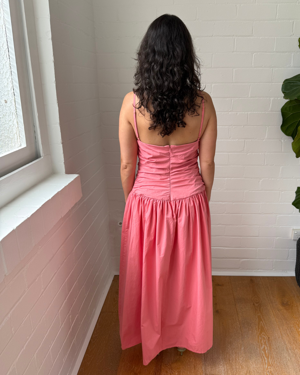 Pasduchas Roamer Ruched Midi Dress - Size 12