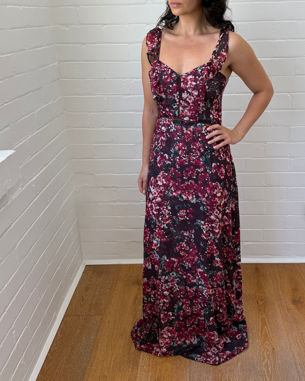 Parker Mimi Dress in Rosy - Size Small