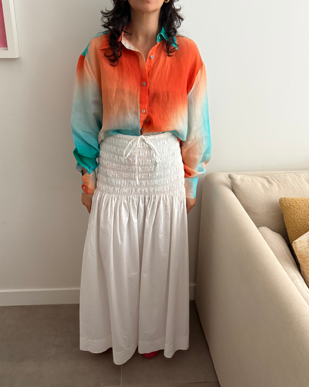 Bec & Bridge White Skirt - Size 12