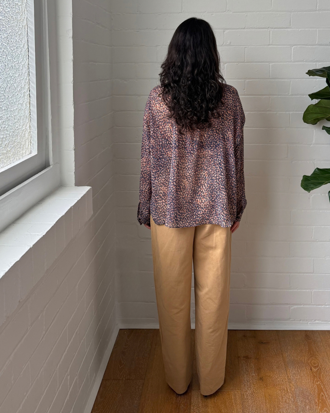 Max & Co. Leopard Print Blouse - Size 10-12