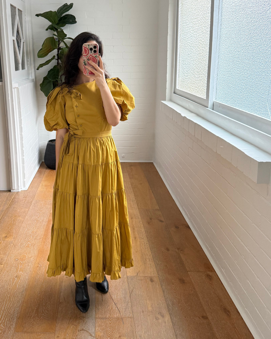 Ulla Johnson Agathe Cotton Poplin Dress - Size 2 (AU 6)