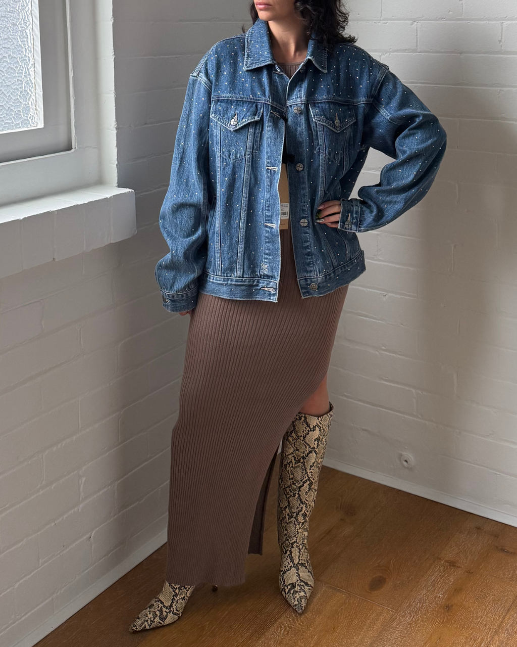 Ksubi Oversized Jacket Token Krystal - Size XS