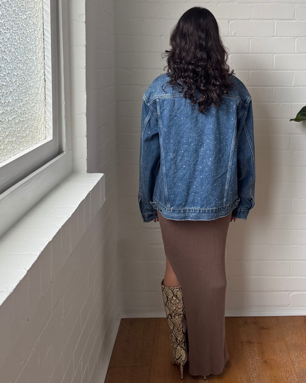 Ksubi Oversized Jacket Token Krystal - Size XS