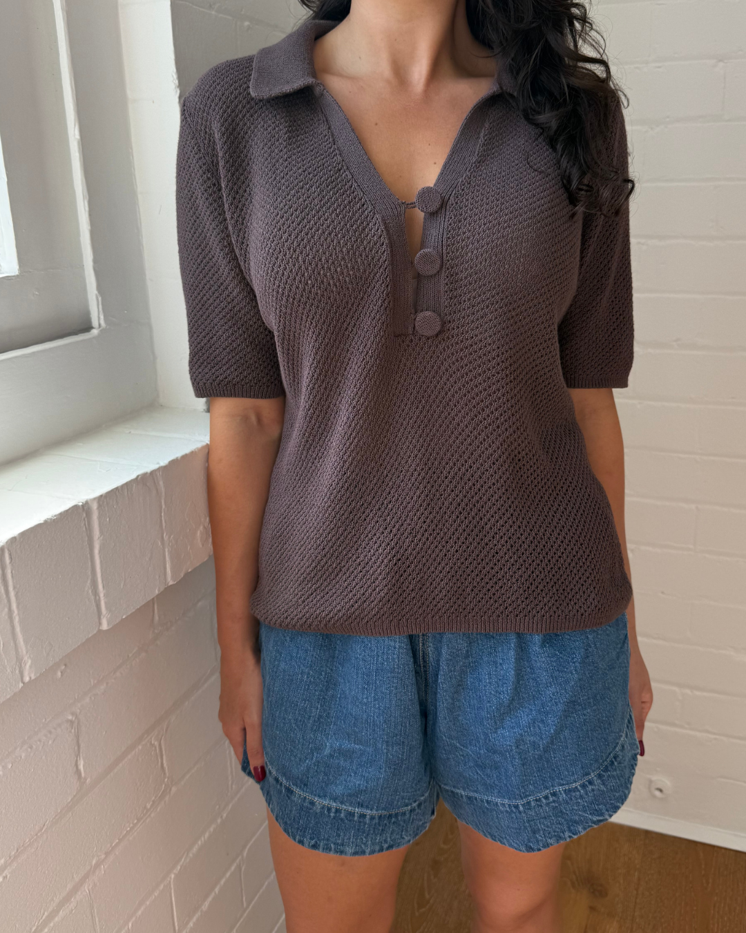 Elka Collective Haigh Knit Top - Size 10