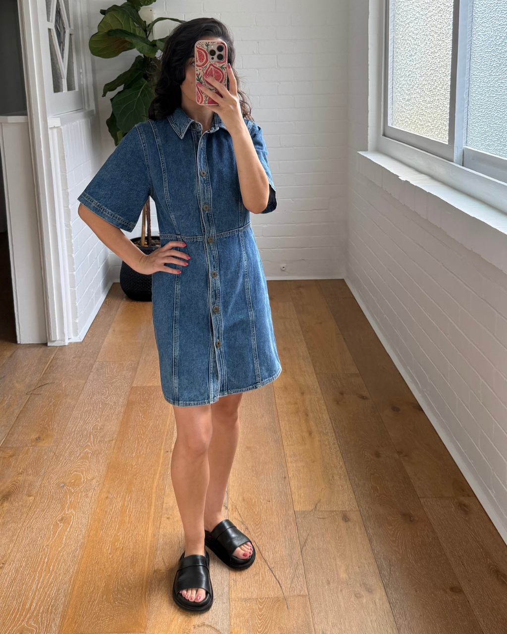 SIR Classic Denim Dress - Size 1 (AU 8)