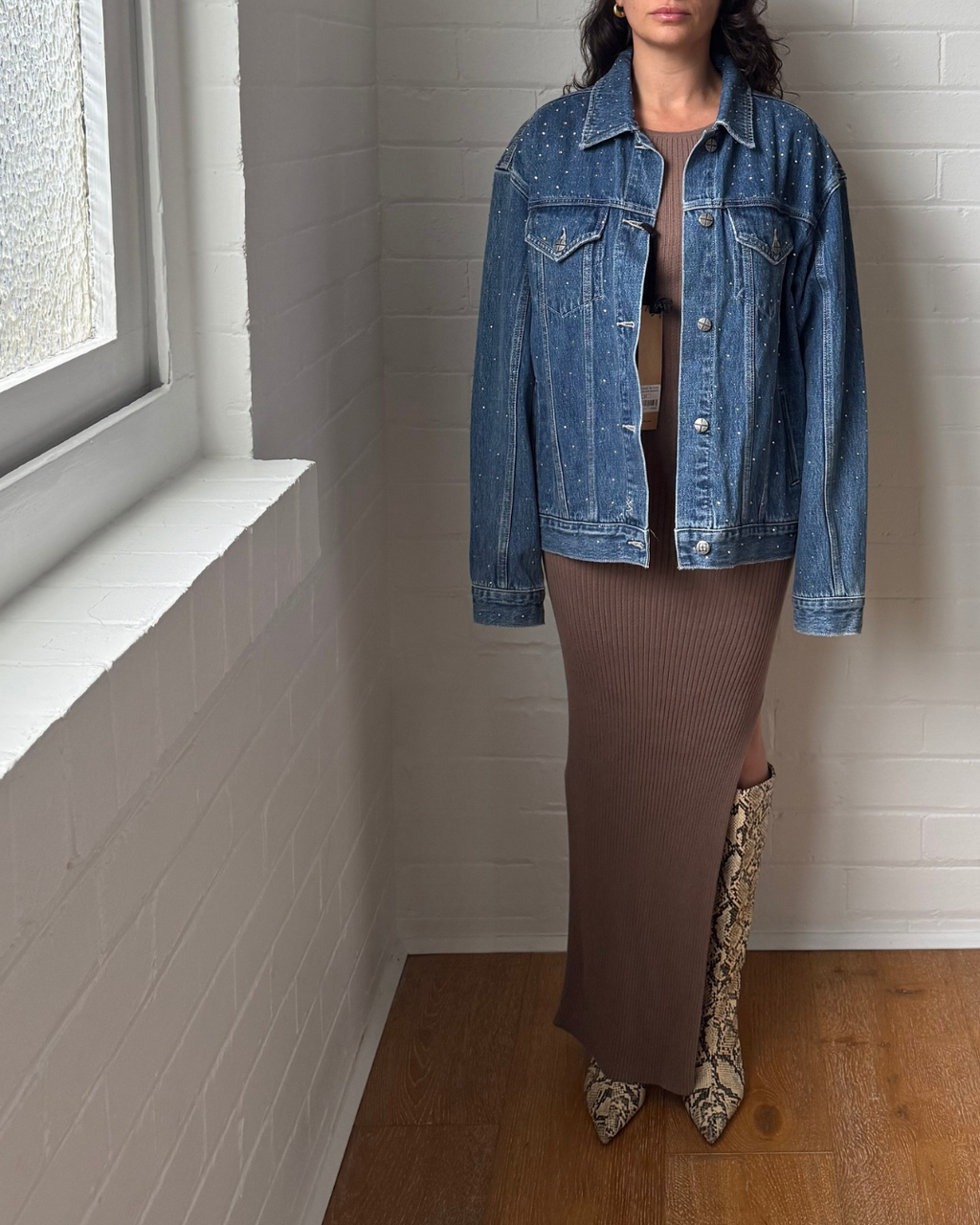 Ksubi Oversized Jacket Token Krystal - Size XS