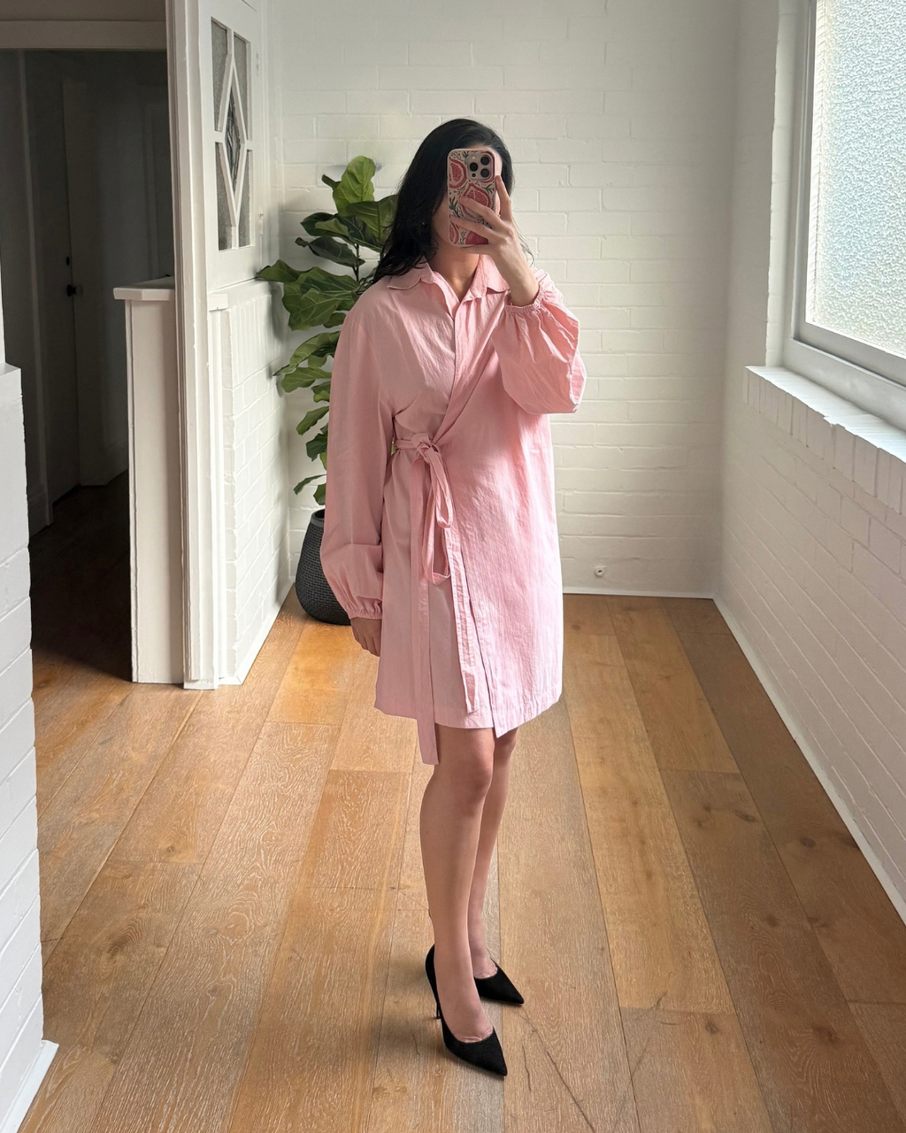 By Johnny Naomi Cotton Wrap Dress - Size 6