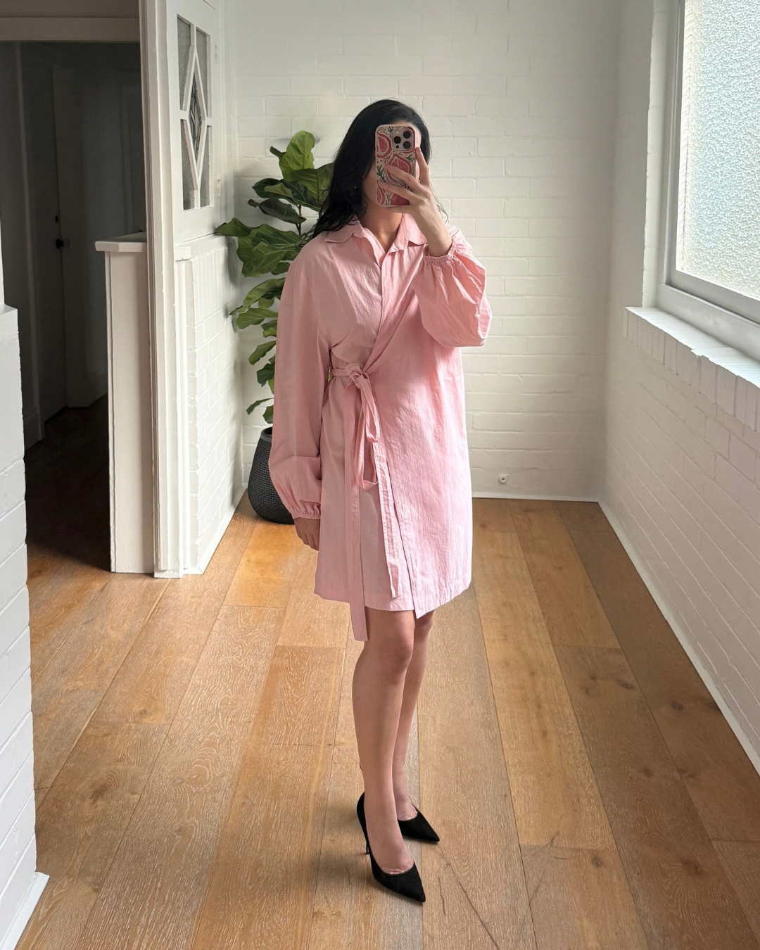 By Johnny Naomi Cotton Wrap Dress - Size 6