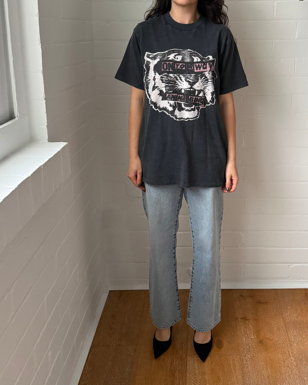 Anine Bing Tiger Tee - Size Small