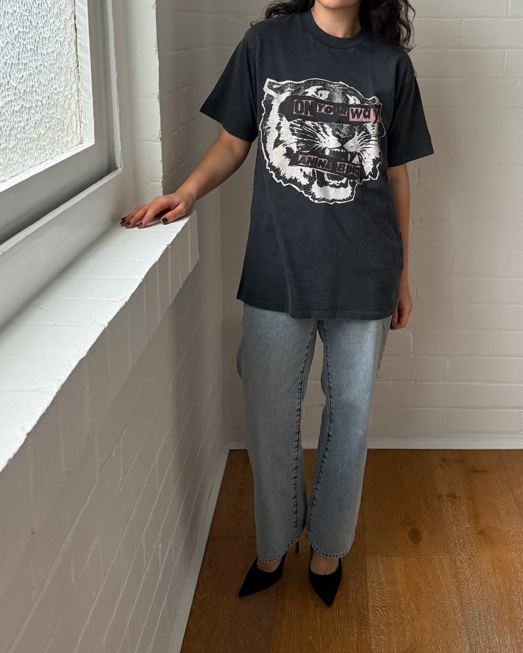 Anine Bing Tiger Tee - Size Small