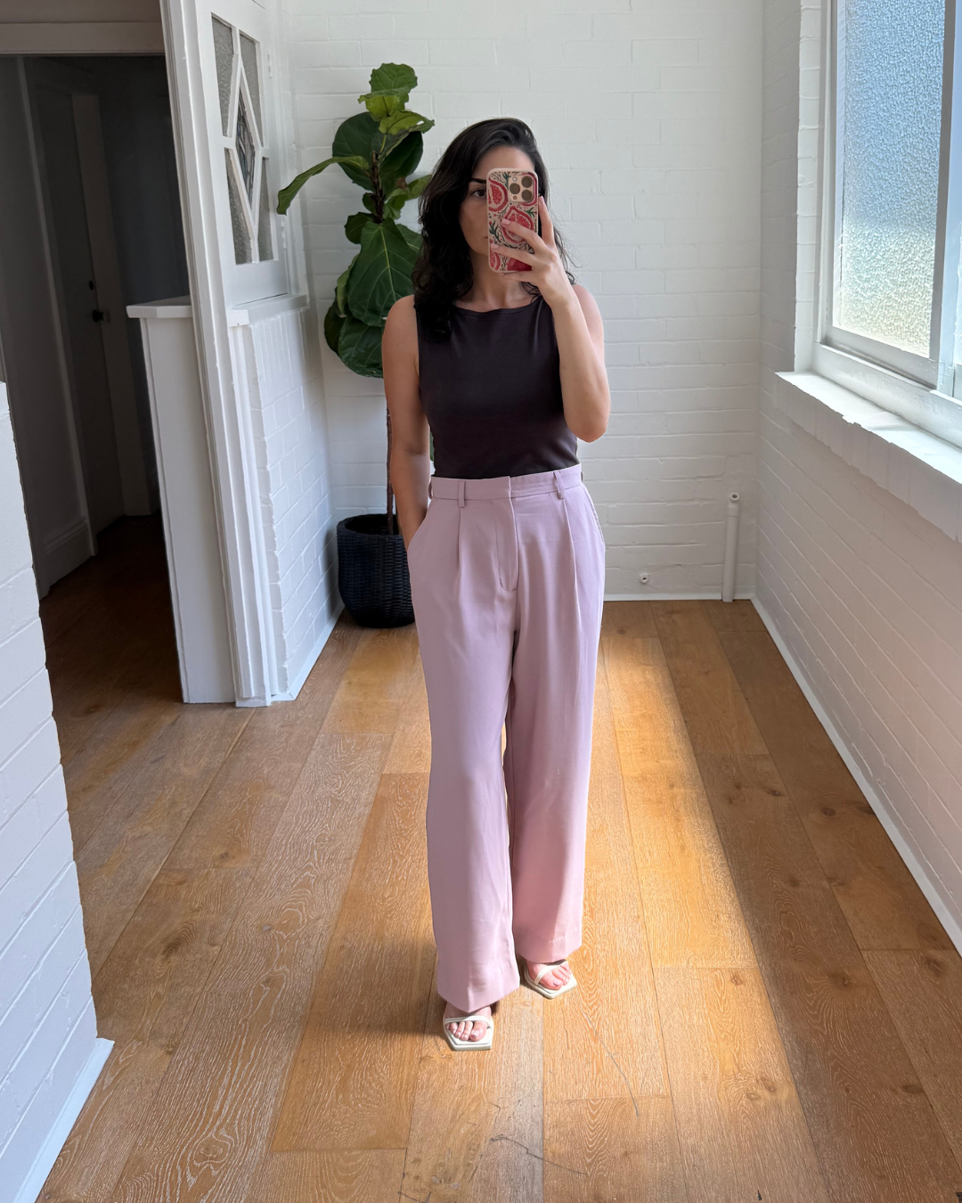 Incu Beau Crepe Pants - Small
