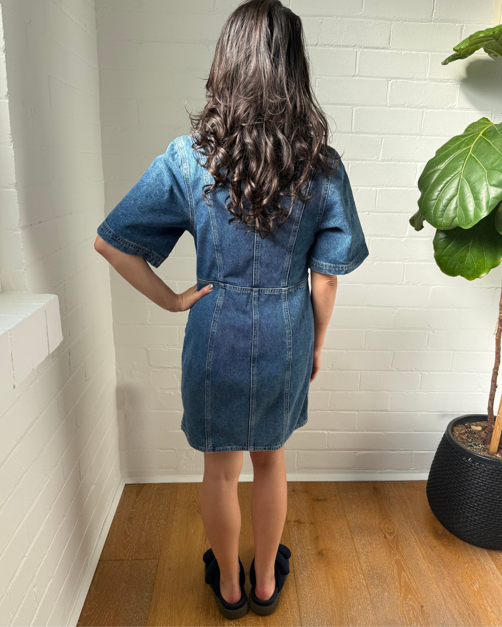 SIR Classic Denim Dress - Size 1 (AU 8)