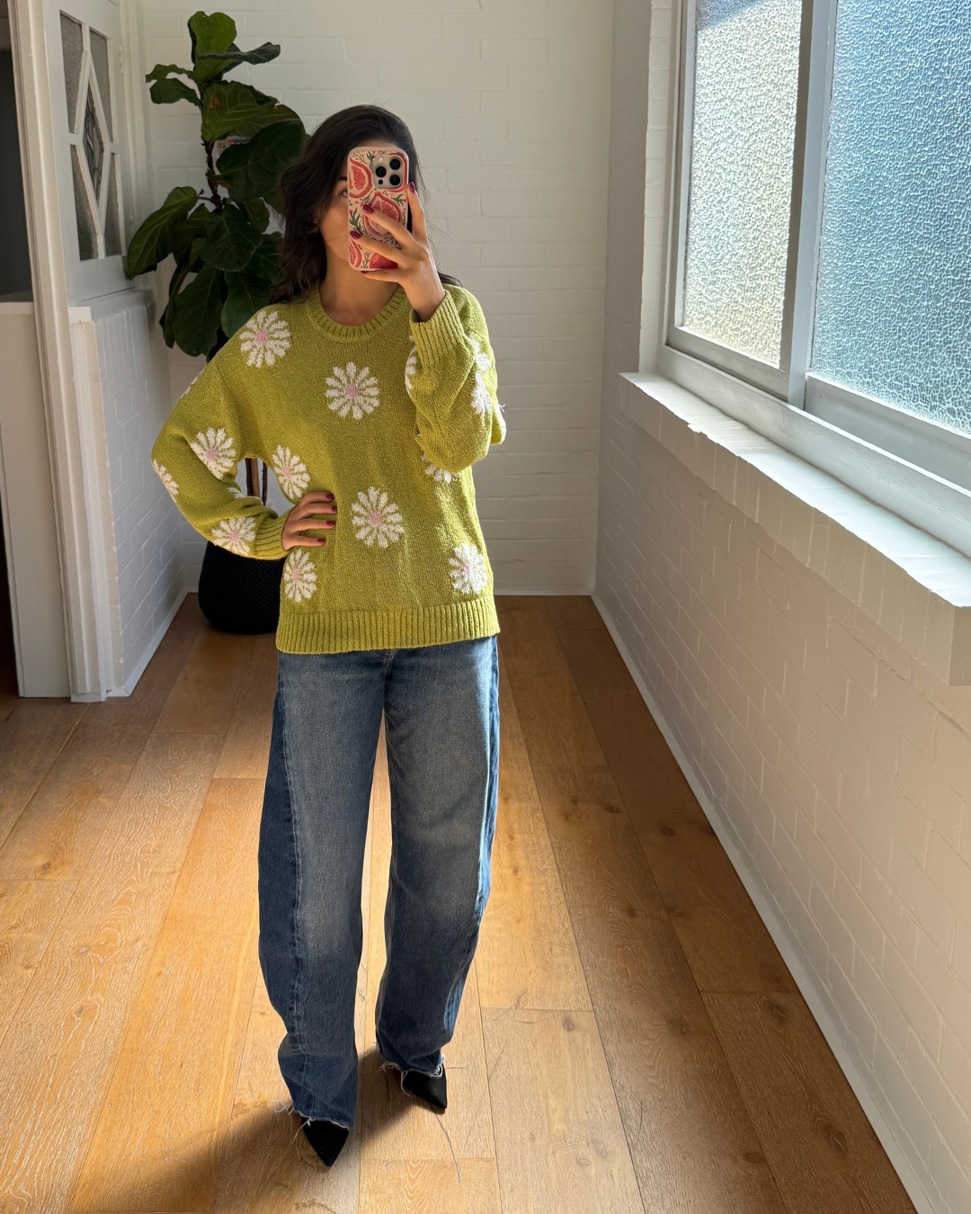 Show Me Your Mumu Seasons Change Flower Knit - Size Small