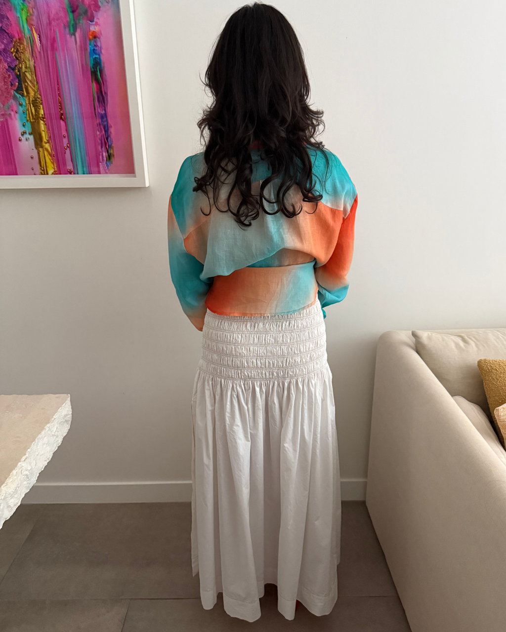 Bec & Bridge White Skirt - Size 12