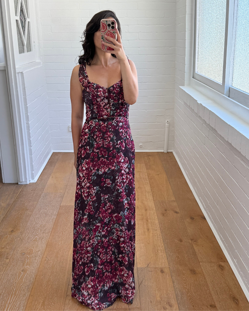 Parker Mimi Dress in Rosy - Size Small