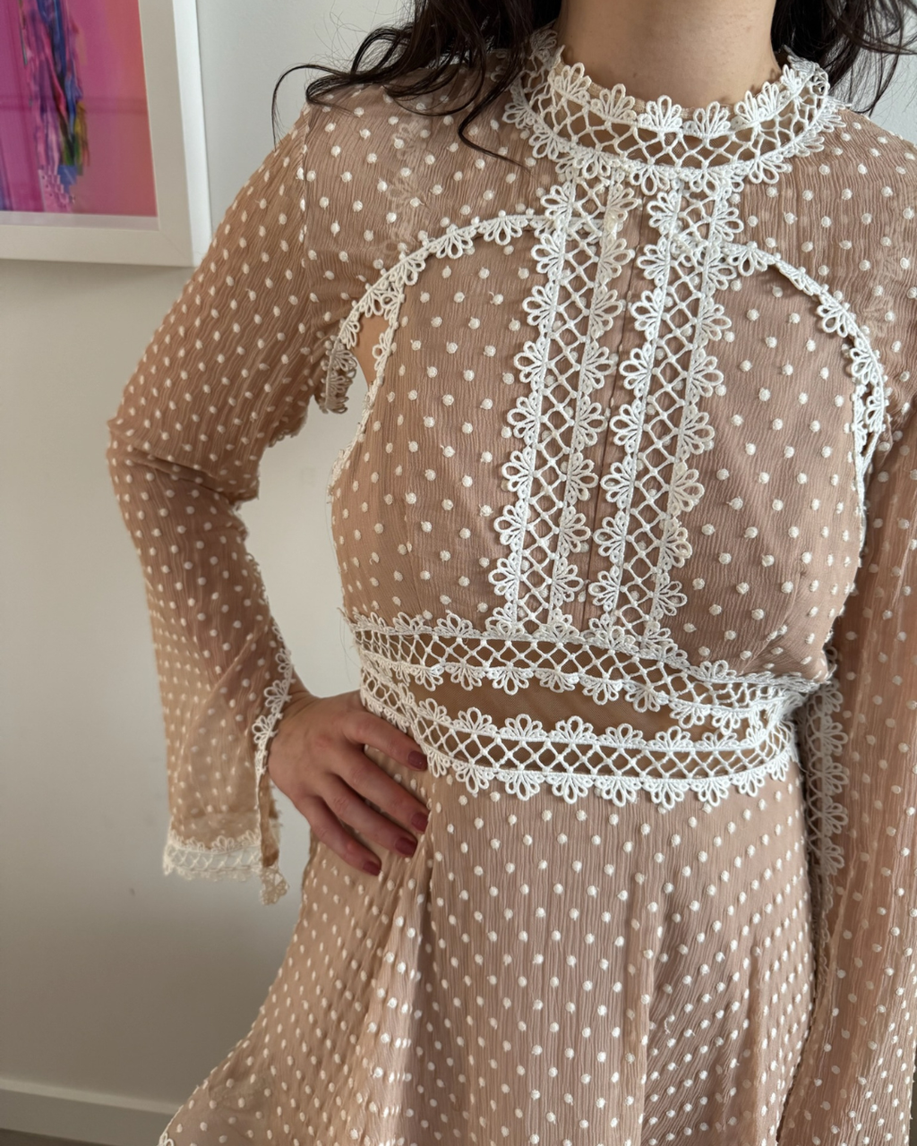 Thurley Tea Party Mini Dress - Size 10