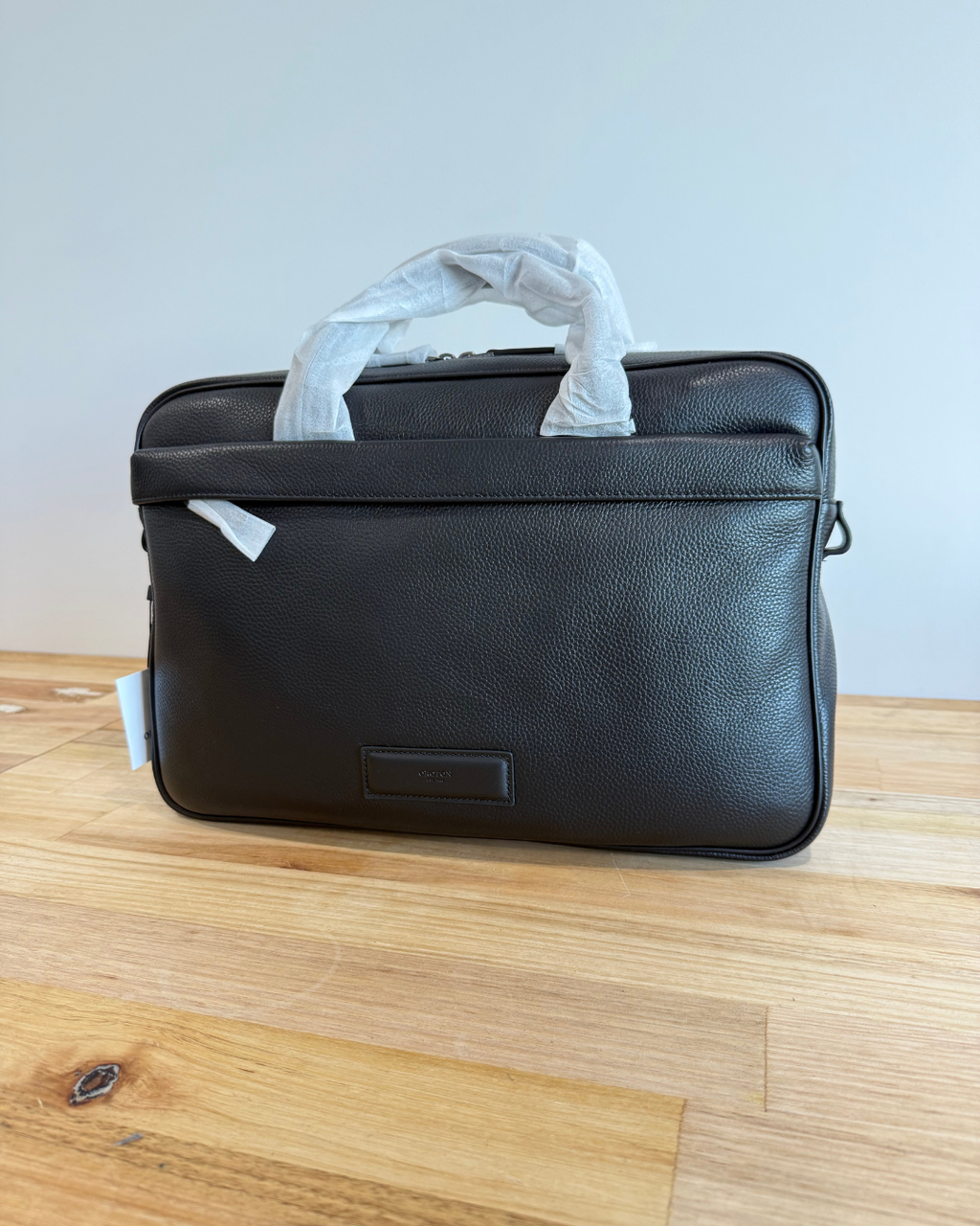 Oroton Ethan Pebble 15in Griptop Briefcase