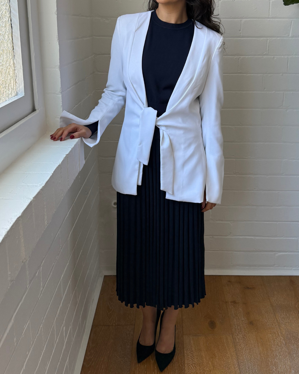 Bec & Bridge Phoenix Tie Front Blazer - Size 8