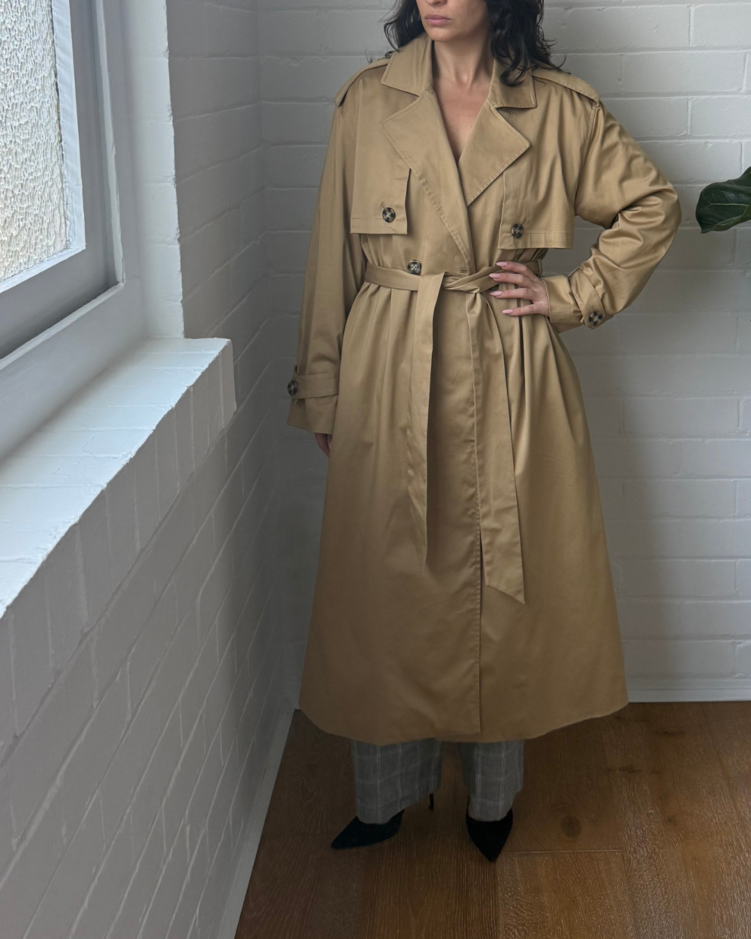 Favourite Daughter Charles Trench Coat - Size Small