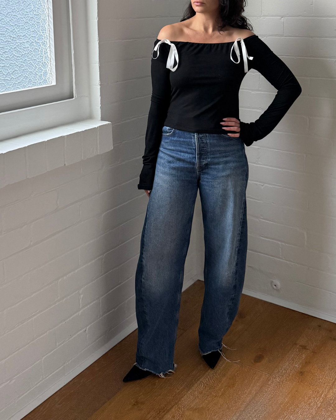 More to Come Julieta Off Shoulder Top - Size Medium