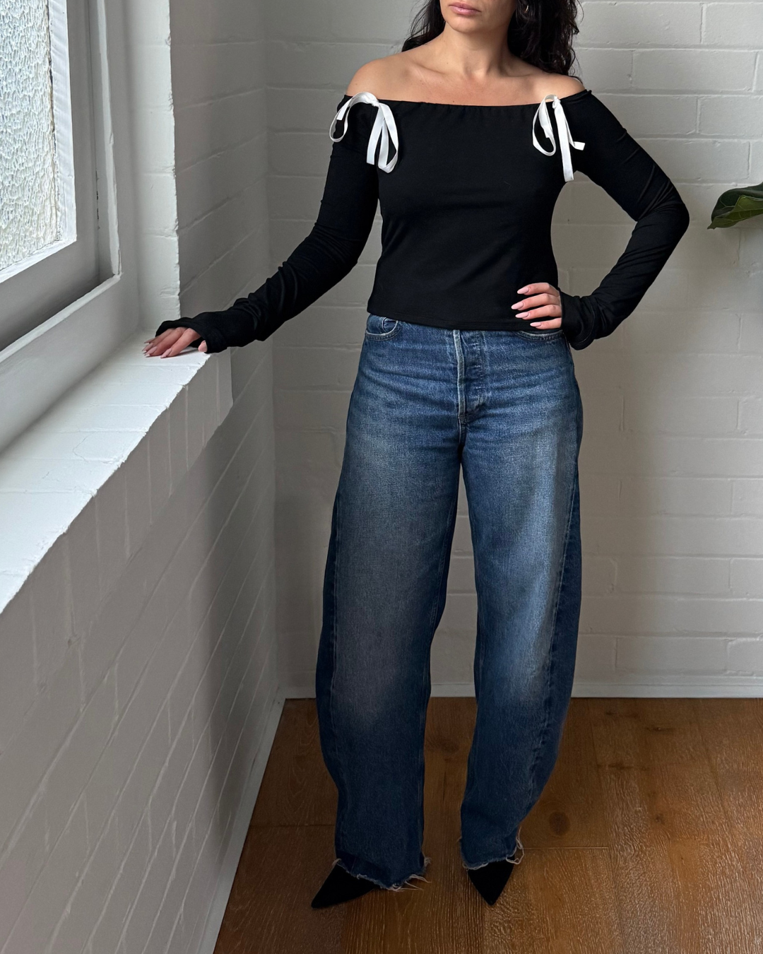 More to Come Julieta Off Shoulder Top - Size Medium