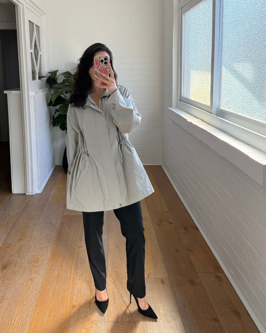 Clea Funnel Neck Jacket - Size Small