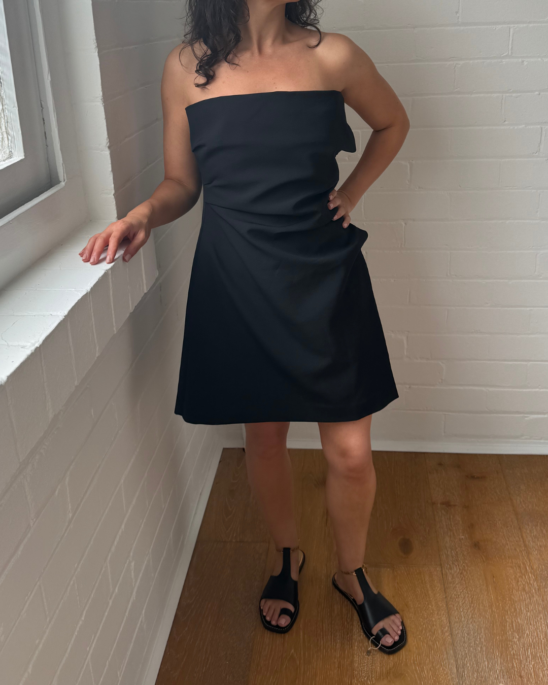 SIR Leonardo Pleated Mini Dress - Size 12