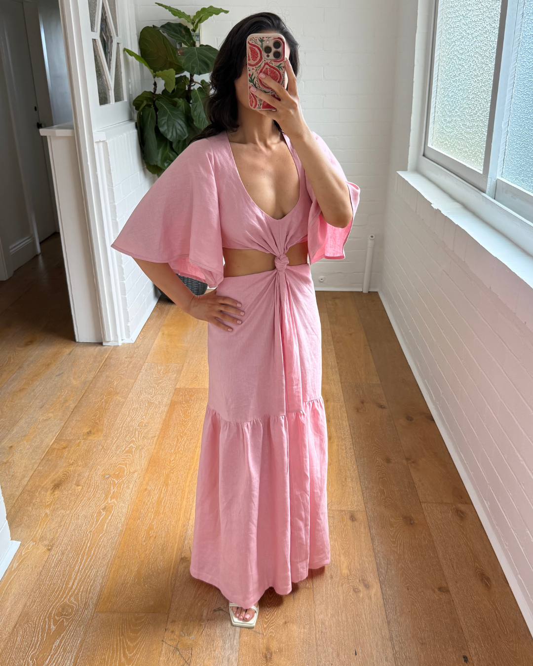 KITX Linen Knot Dress - Size 8