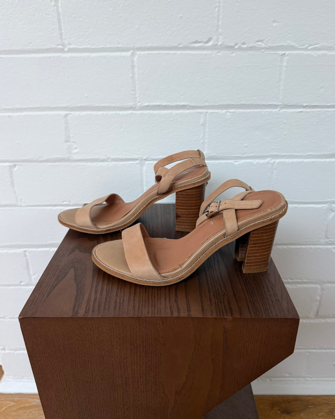 Alias Mae Tan Block Heels - Size 37
