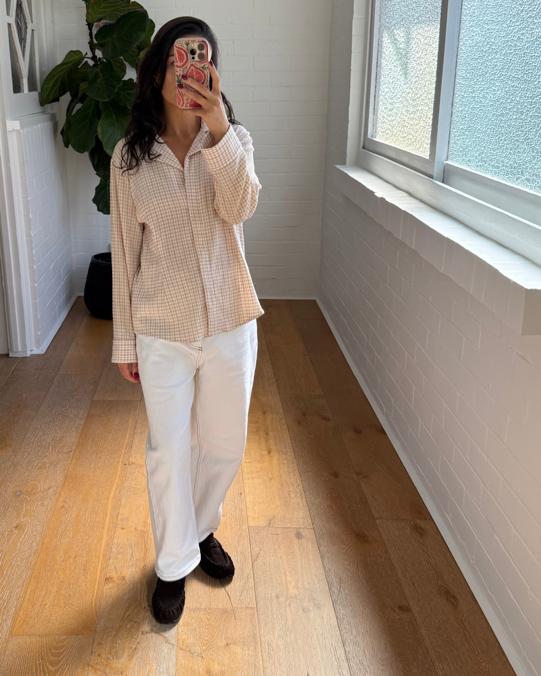 Incu Seersucker Check Shirt - Size 12