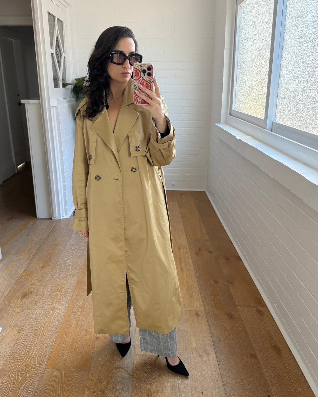 Alemais x Le Specs Celestina - Obsidian Black Tan Tint