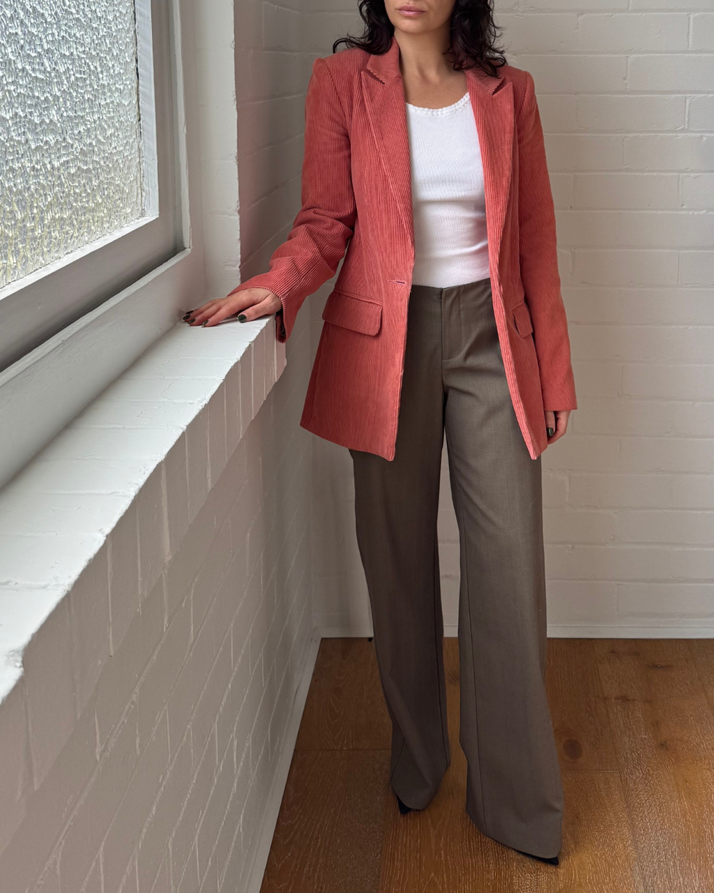 Reformation Corduroy Blazer - Size 2 (AU 6-8)