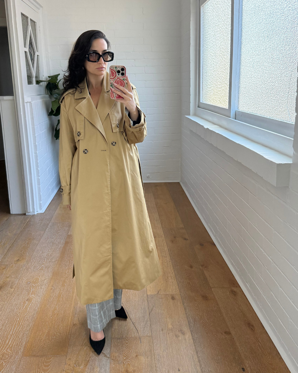 Alemais x Le Specs Celestina - Obsidian Black Tan Tint