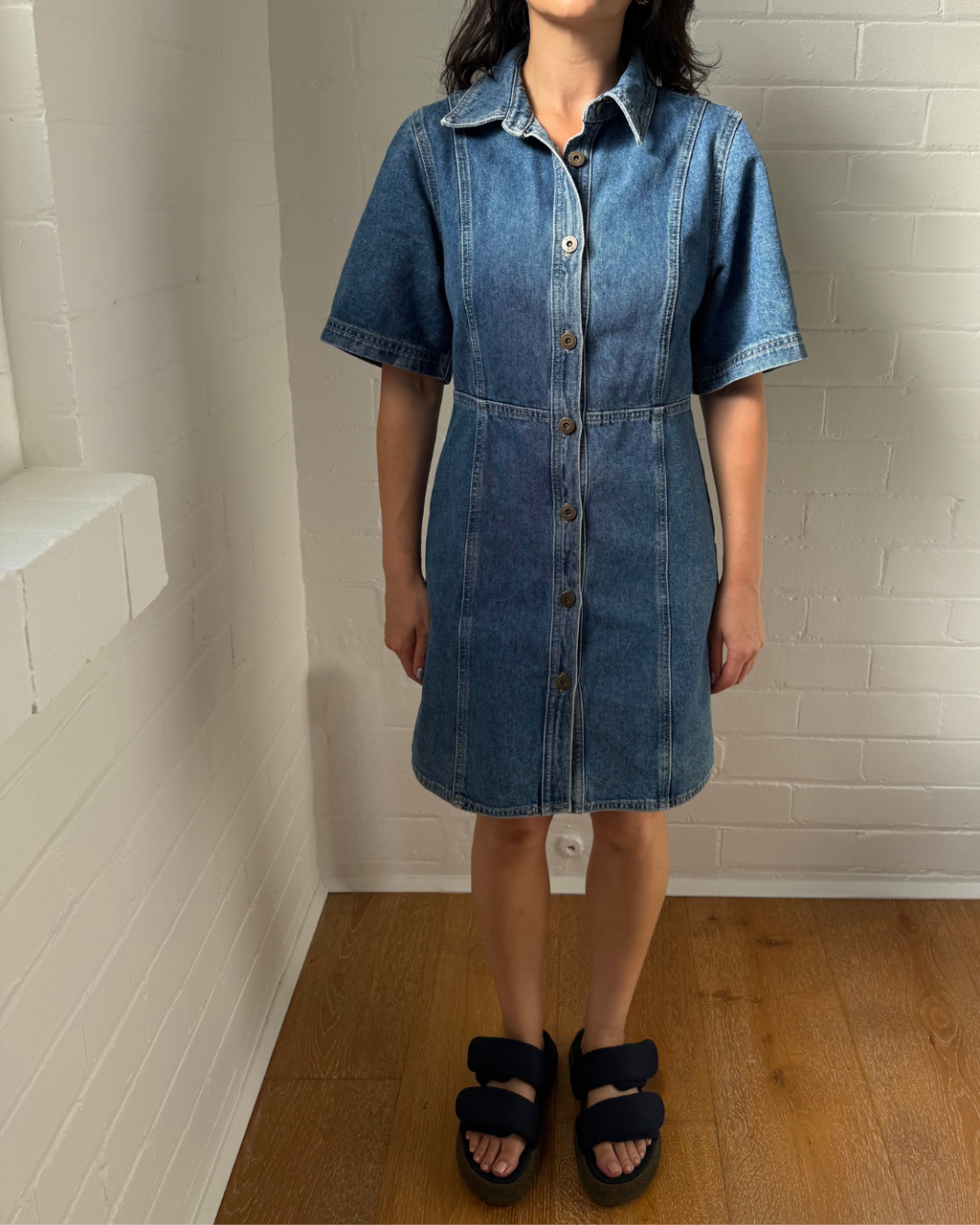 SIR Classic Denim Dress - Size 1 (AU 8)