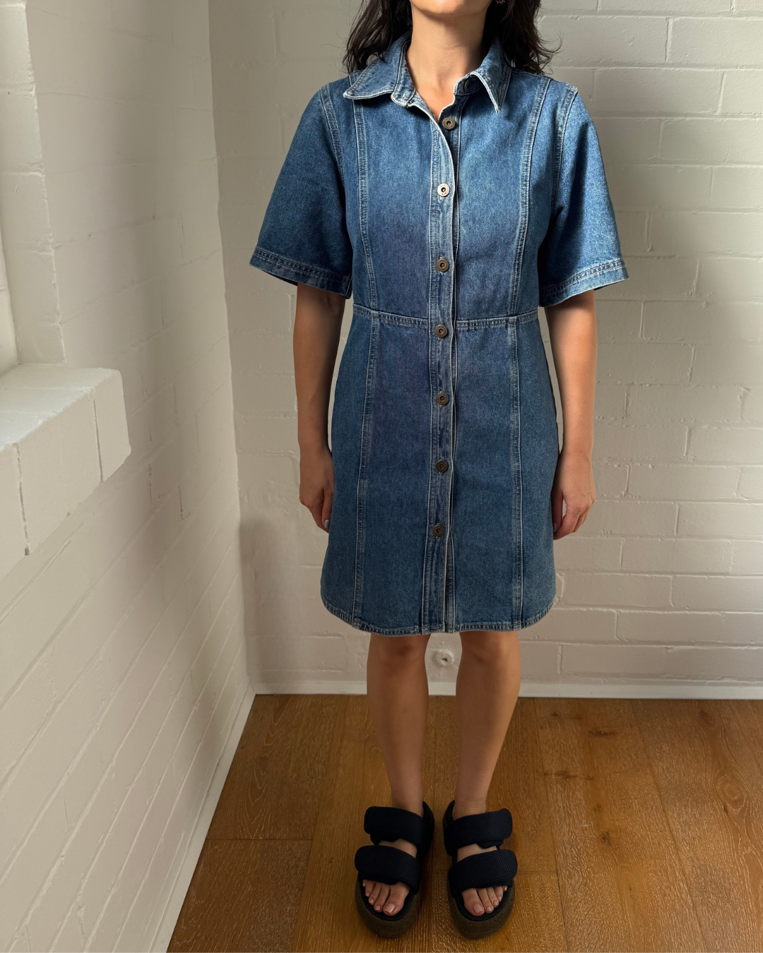 SIR Classic Denim Dress - Size 1 (AU 8)