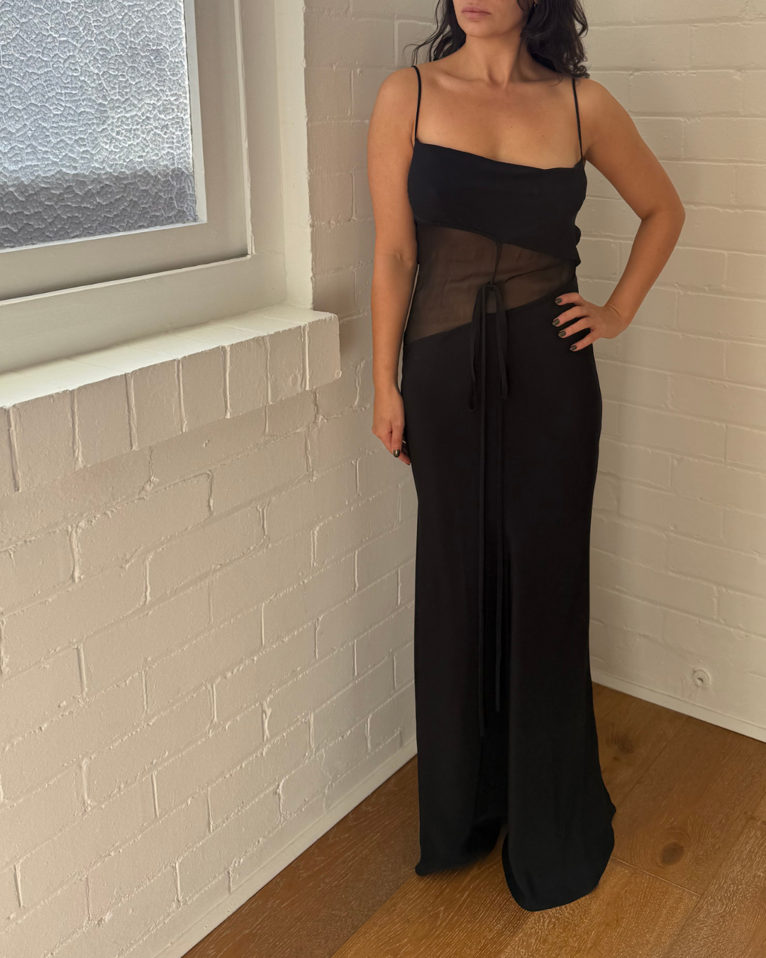 Christopher Esber Split Waist Tie Dress - Size 8
