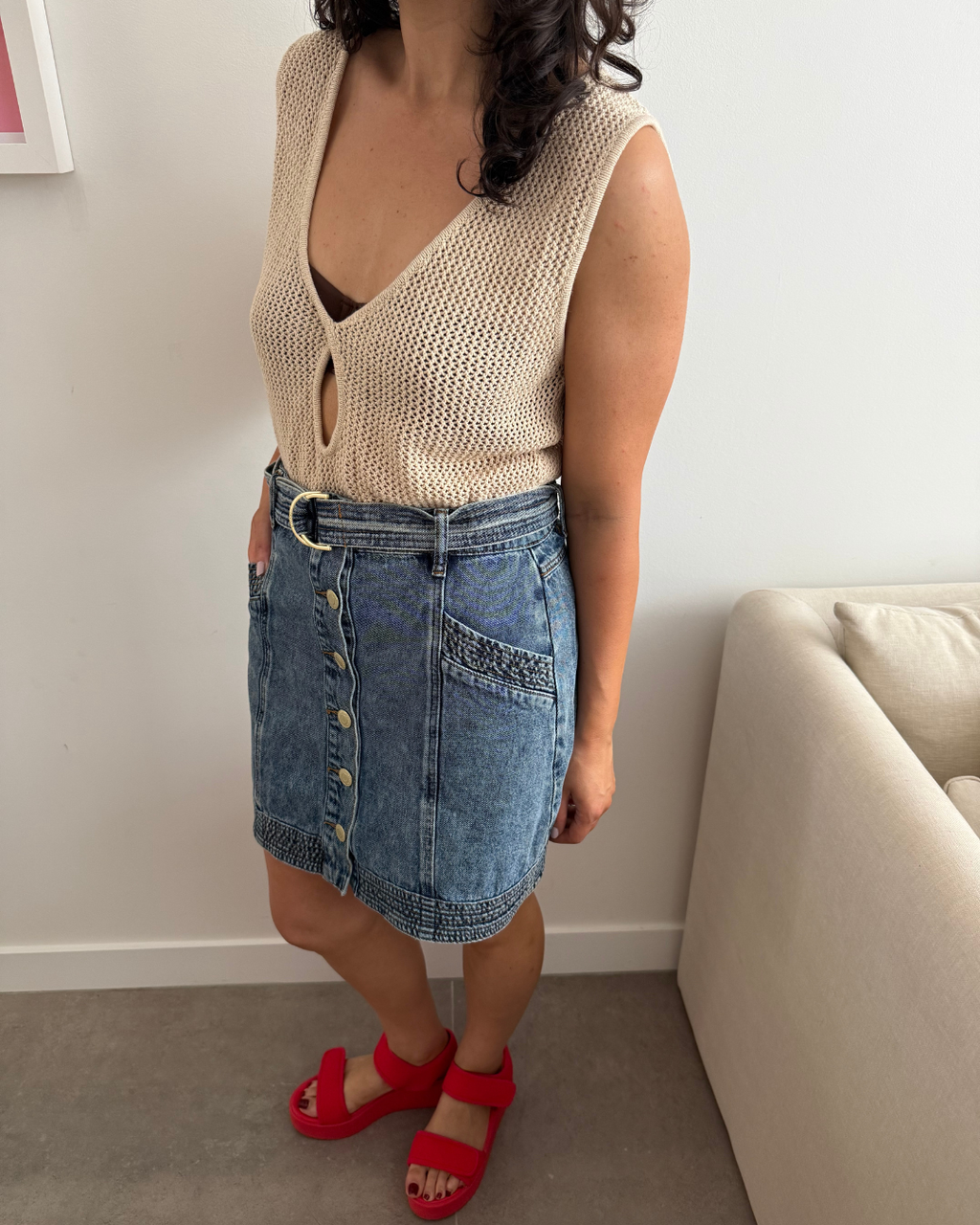 Kivari Tahlia Mini Skirt - Size 10