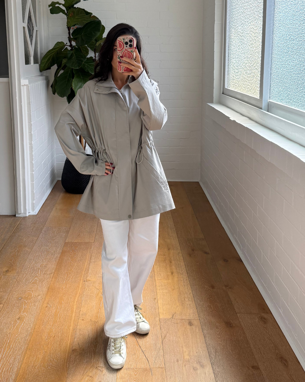 Clea Funnel Neck Jacket - Size Small