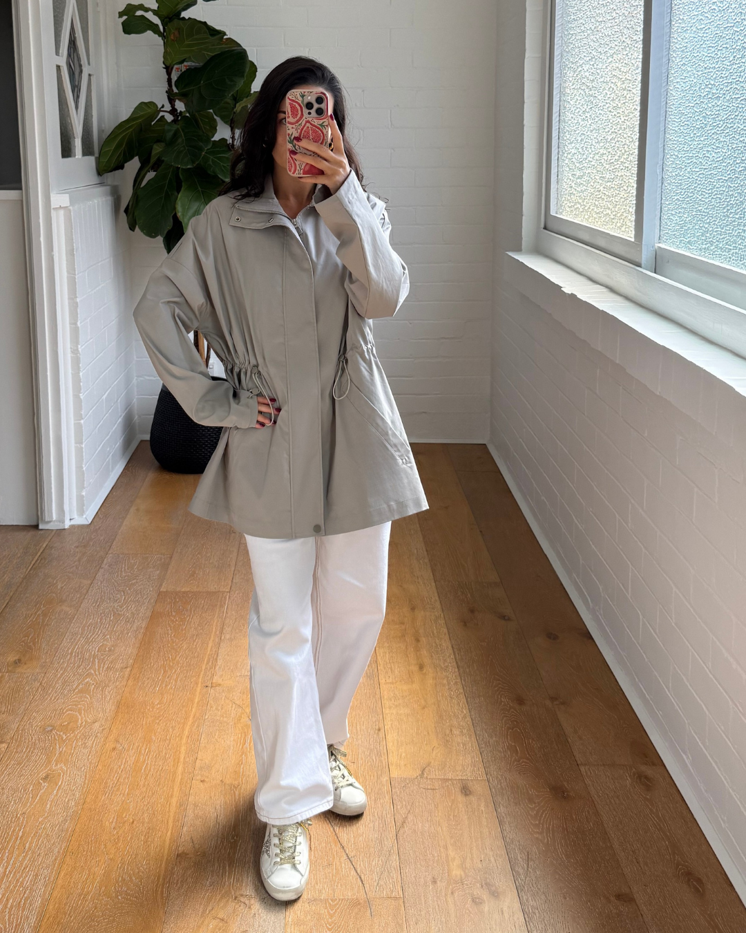 Clea Funnel Neck Jacket - Size Small