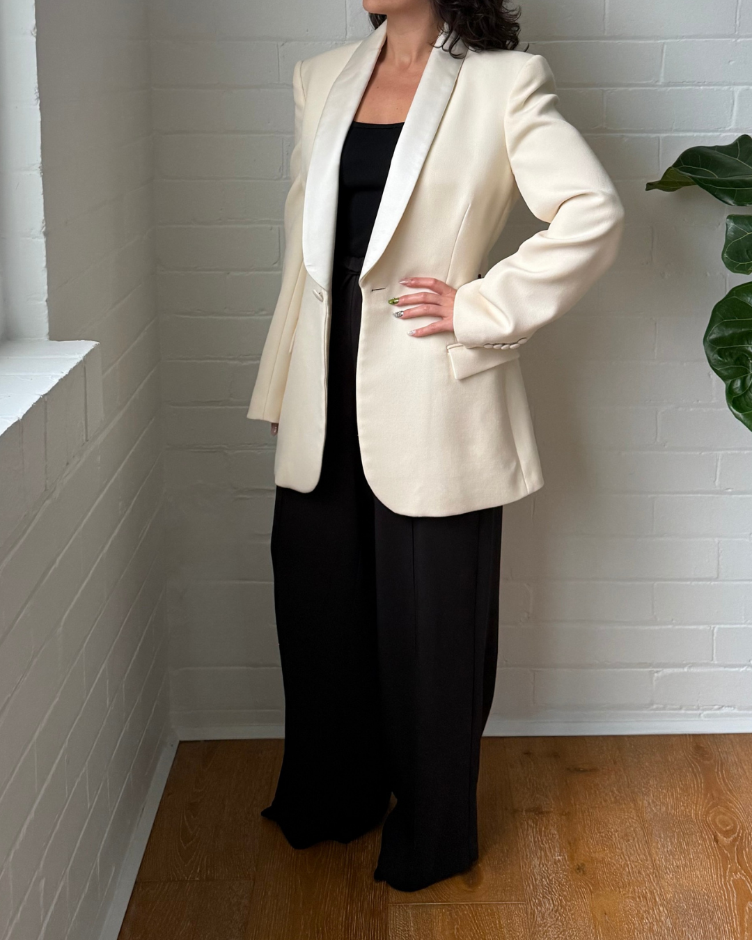 Wardrobe NYC Tuxedo Blazer - Size Small