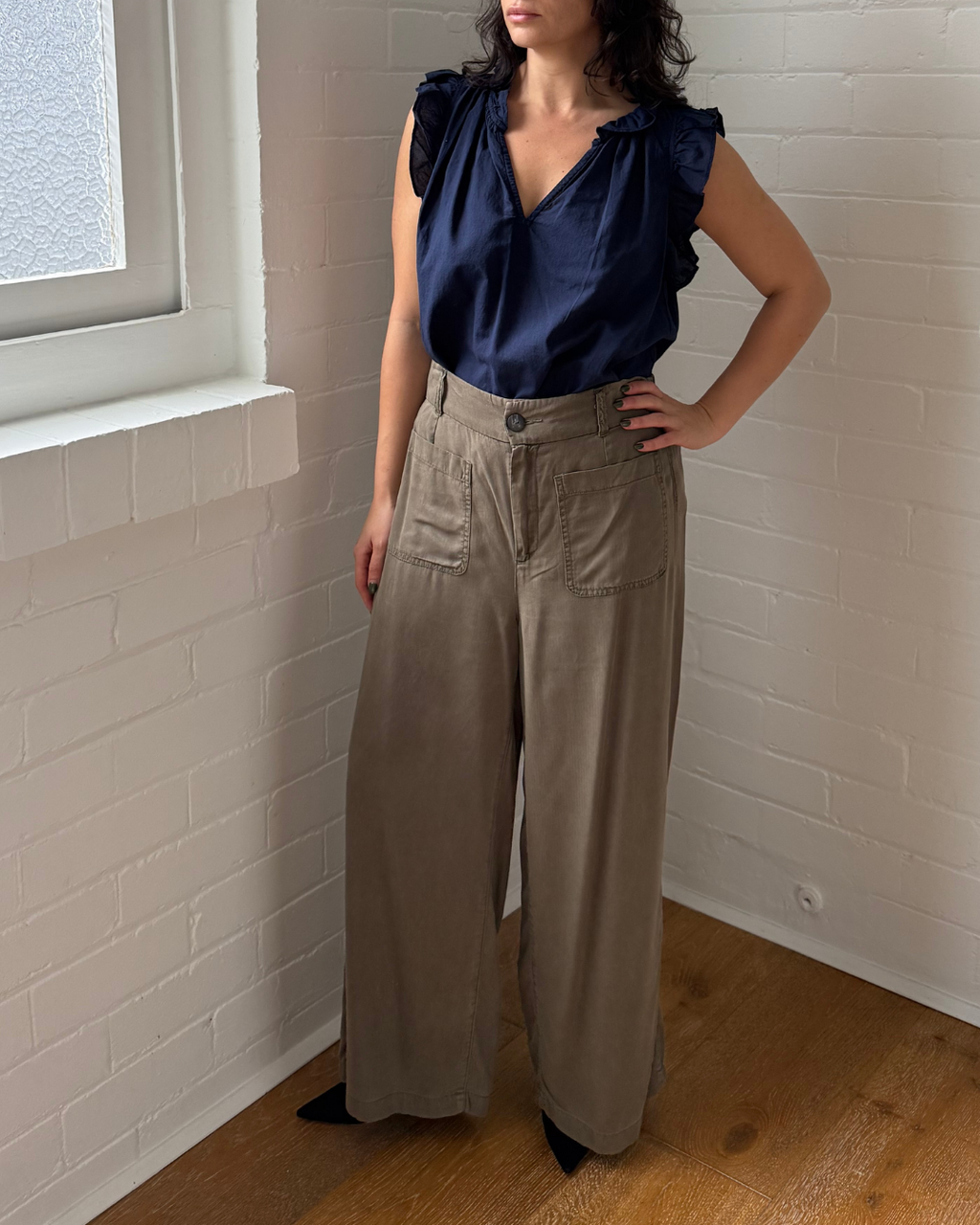 Cynthia Rowley Wide Leg Pants - Size US 10 (AU 14)