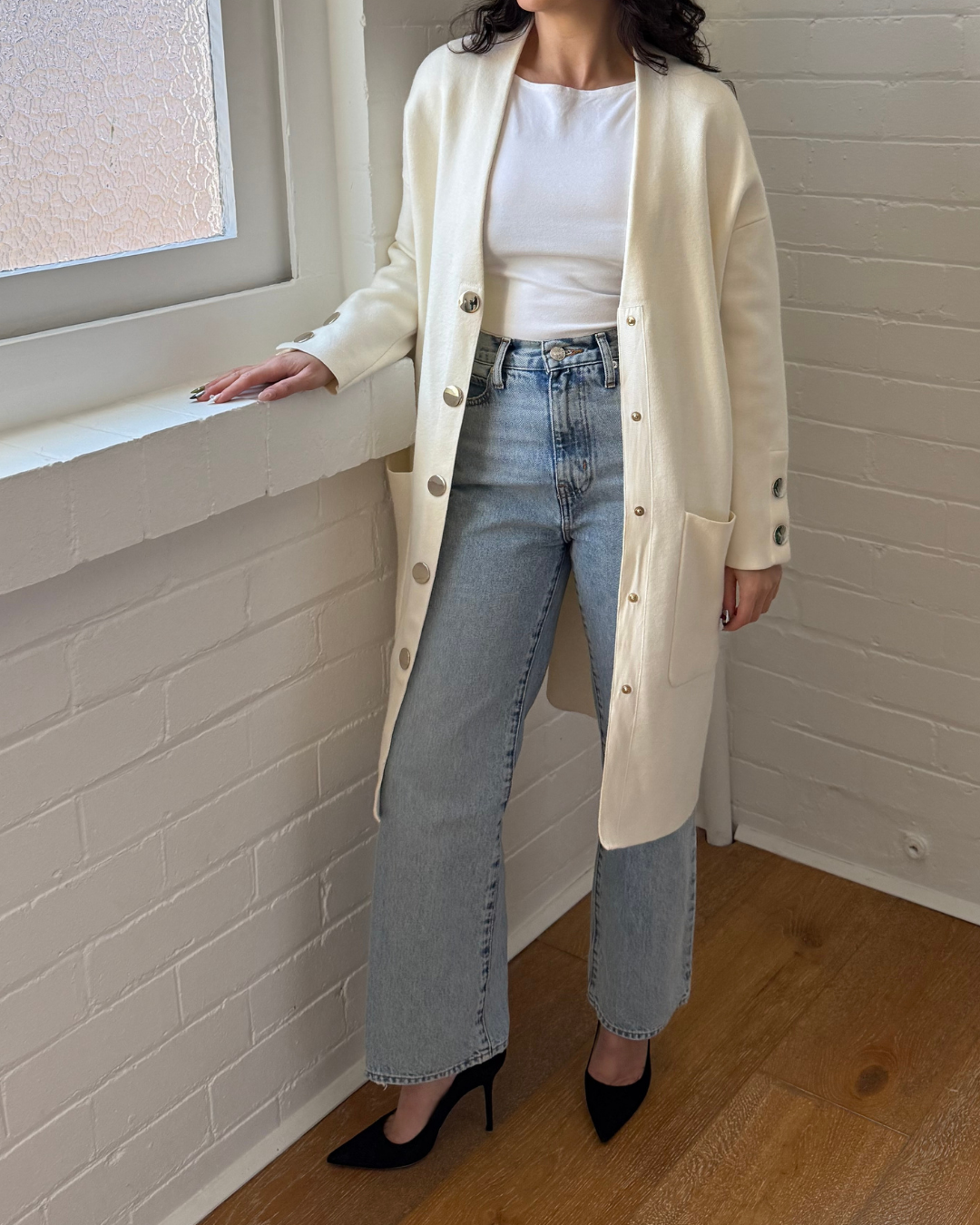 Maje Longline Cardigan - Size 1 (AU 8)