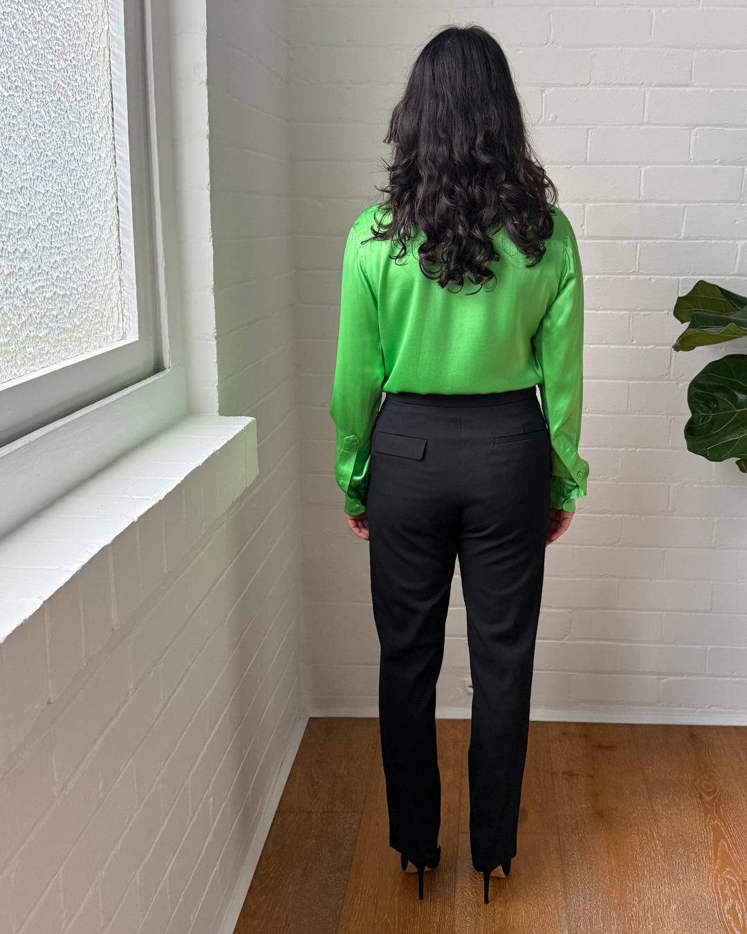 Scanlan Theodore Slim Fit Black Pants - Size 10