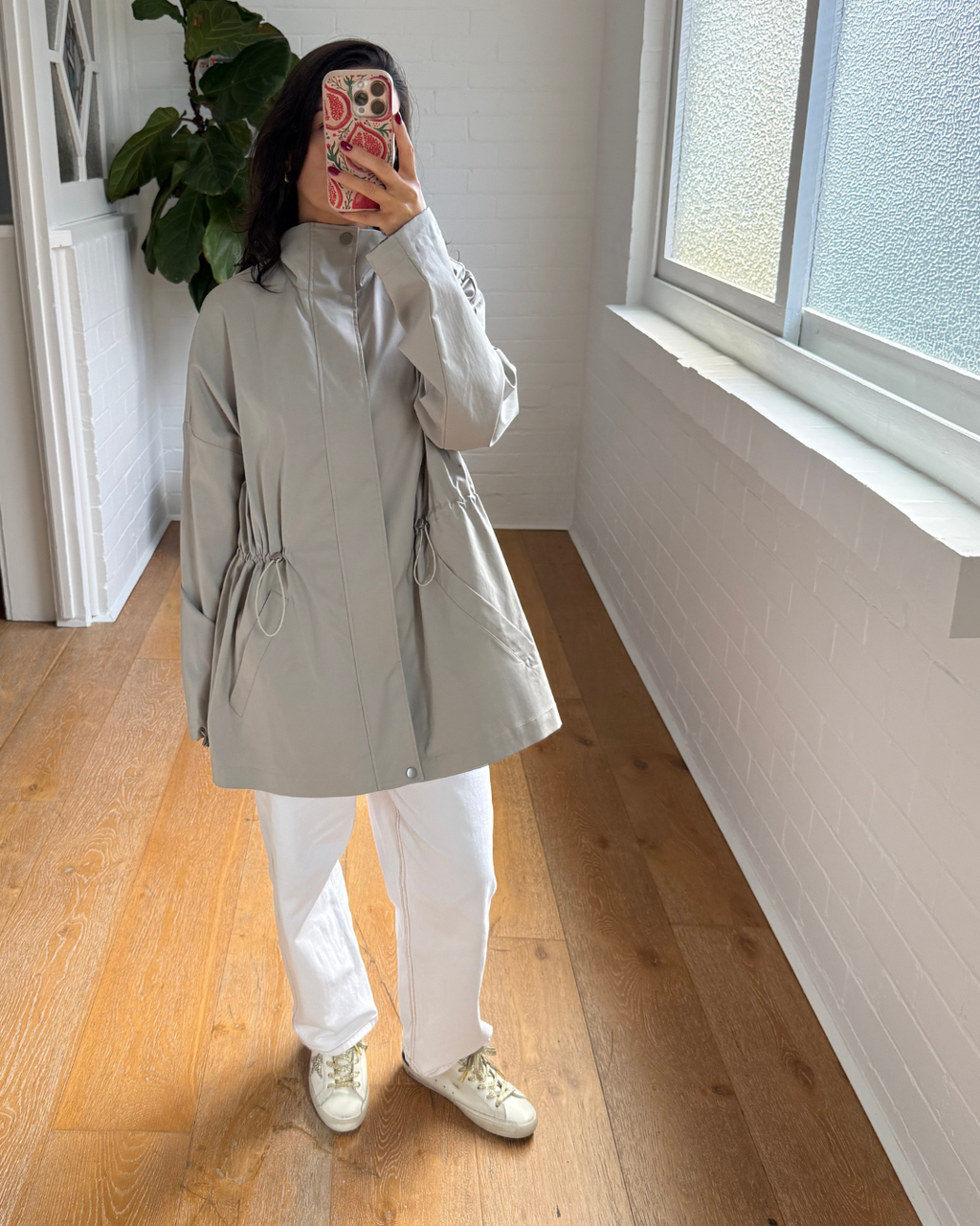 Clea Funnel Neck Jacket - Size Small