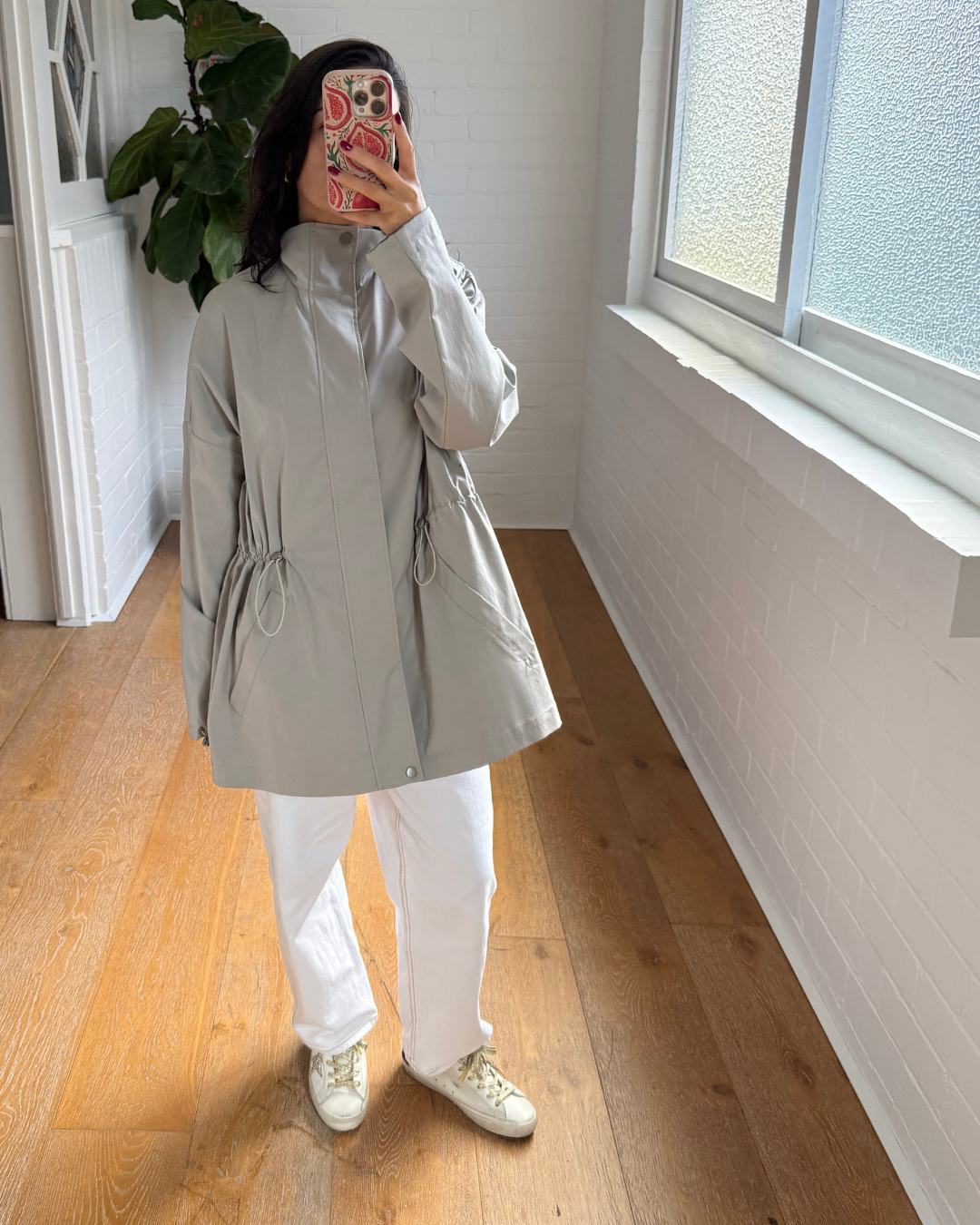 Clea Funnel Neck Jacket - Size Small
