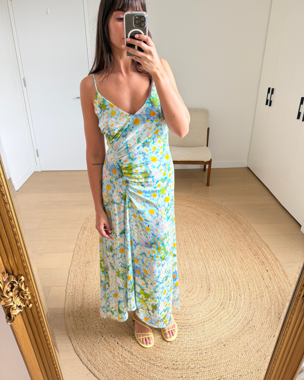 Ginger & Smart Floral Maxi Dress - Size 8